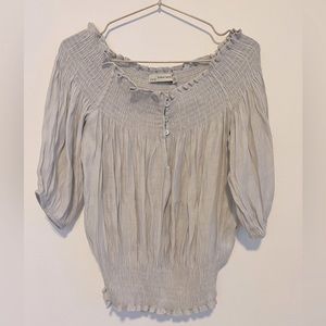 Zara light grey blouse women’s small